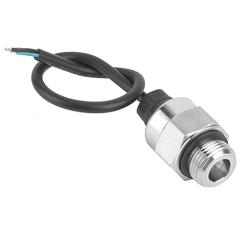 YUYTE Pressure Sensor Pressure Transmitter 0-10V G3/8 Screw Connection IP65 Analogue High Precision Pressure Sensor - Stainless Steel Construction, Lightweight, Easy Installation, (0~10BAR) 0~10BAR