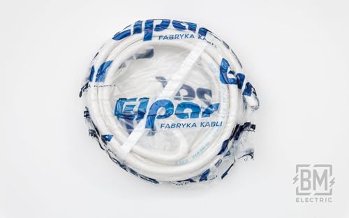 Elpar NYM-J High Performance Power Cable, 3 x 1.5 mm², Robust, Flexible, Safety Tested, Energy Saving, Durable (5 m) 5 m