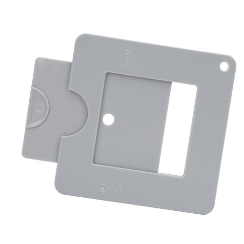 2 Pcs Adjustable Plastic Artist Viewfinder with Sliding Mechanism Color Isolation Tool for Painting Drawing Photography Composition Practice