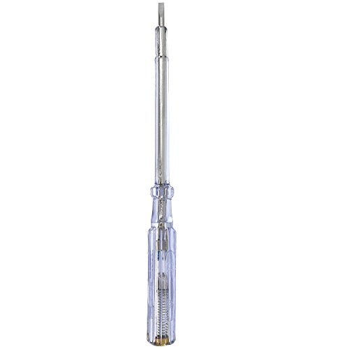 com-four® 2x Voltage Tester with Glow Lamp, Current Tester for 110-250 V AC | Phase tester with resistor - 14 cm & 19 cm - tester screwdriver 2 Pieces - Voltage Tester 14/19 Cm