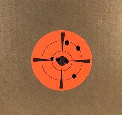 Fluorescent Red with Black Circle Target Paster Stickers – 3 Inch Round Adhesive Labels, 100 Total Stickers on a Roll for Shooting Targets, Range Repair, and Practice – Made in the USA Fl Red W Black