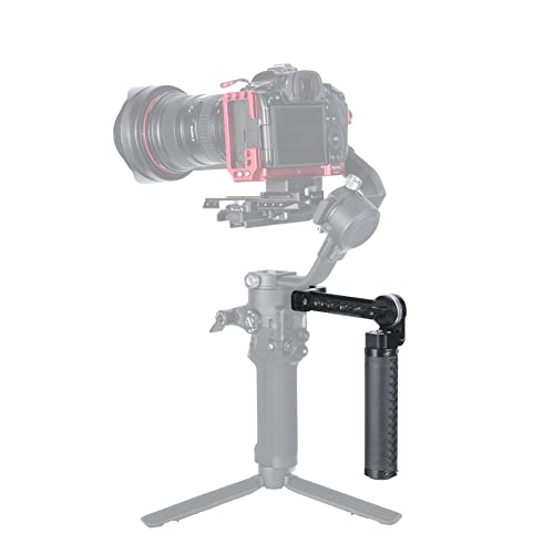 NICEYRIG Leather Handle Grip Kit for DJI Ronin S/SC / RSC2, 200 Degree Adjustment Handgrip with Rosette Mount Extension Bracket - 332