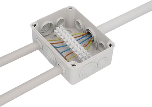 Unitec Surface-Mounted IP65 Junction Box 130x176x76 mm Single