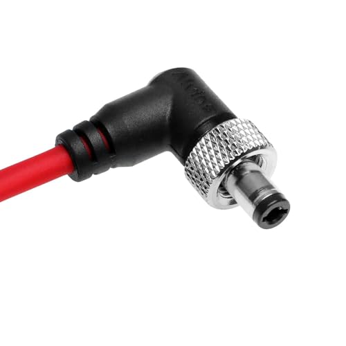 Alvin's Cables Dtap to Locking DC 2.1 Cable, Atomos Ninja Dtap Power Cable Right Angle Ultra Soft for Video Devices PIX-E7 PIX-E5 Monitor, for Hollyland Mars 400s 60cm|23.6in 60cm/24in ultra soft Right Angle Lock DC