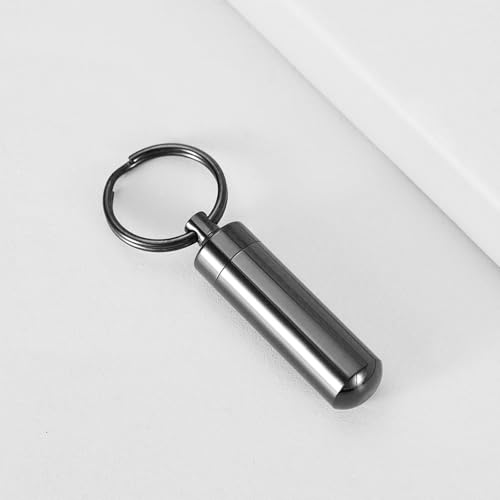 Cremation Jewelry Urn Keychain for Ashes for Women Men Cylinder Vial Cremation Urn Necklace Keepsake Ashes Memorial Jewelry,1 Pieces