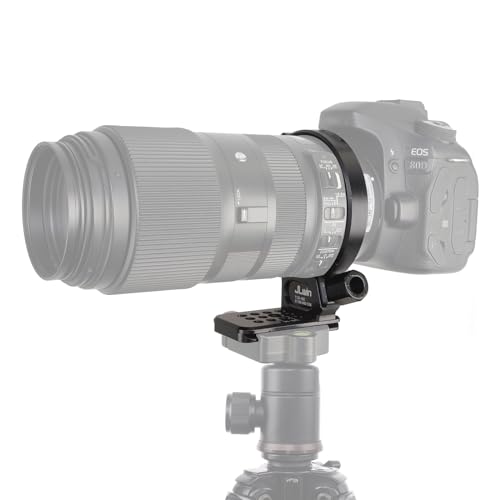 FocusFoto Metal Lens Collar Tripod Mount Ring 1/4" 3/8" for TAMRON 35-150mm F/2-2.8 Di III VXD A058 (E-mount), for Sigma 100-400mm f/5-6.3 DG OS HSM Contemporary Lens (For Canon EF, For Nikon F Mount)