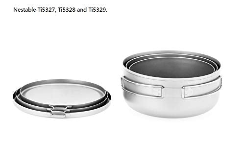Keith Titanium lunch box Ti5327 for 18th anniversary, durable stainless steel container with secure lid and compact design.
