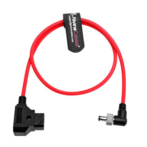 Alvin's Cables Dtap to Locking DC 2.1 Cable, Atomos Ninja Dtap Power Cable Right Angle Ultra Soft for Video Devices PIX-E7 PIX-E5 Monitor, for Hollyland Mars 400s 60cm|23.6in 60cm/24in ultra soft Right Angle Lock DC
