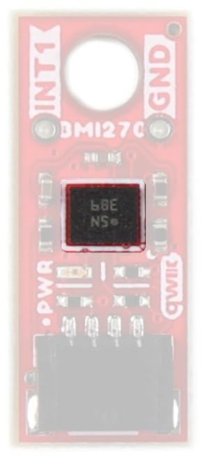 [Australia - AusPower] - SparkFun Micro 6DoF IMU Breakout - BMI270 (Qwiic) Highly Integrated, Low-Power IMU on-chip Motion-Triggered Interrupt Features, Dimensions: 0.3in. x 0.75in, 1.8V and 3.3V Operation. 
