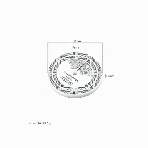 LP Vinyl Record Player Phono Tachometer Calibration Strobe Disc Strobe Mat 33 45 RPM