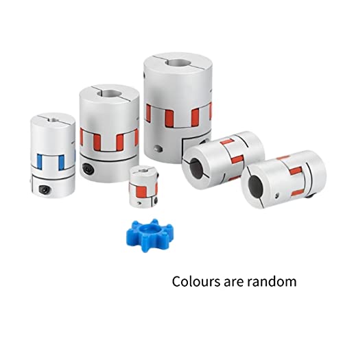 CHANCS D30 L35 Plum Model Motor Shaft Coupling Flexiable Coupler Aluminium Inner Diameter 14mm to 14mm for 3D Printer CNC Machine 14-14mm D30L35