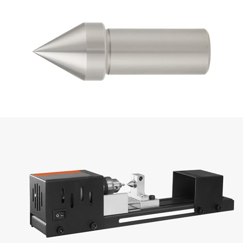 ECSiNG 2-pack live center for mini lathe, 8 mm shank, compatible with mini lathes for 8 mm pin turning