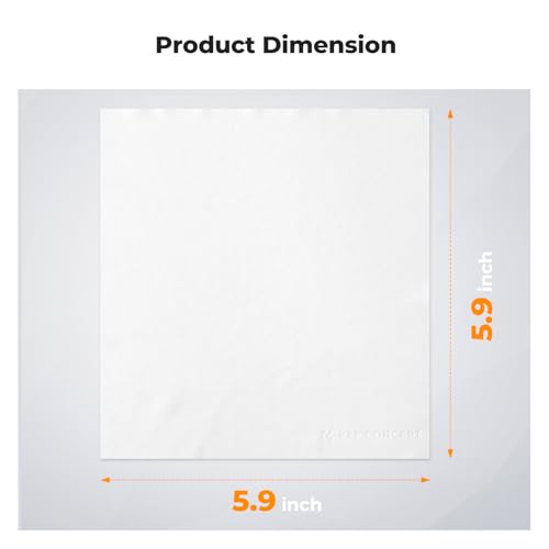 K&F CONCEPT Vacuum Packaging Microfiber Cleaning Cloths X80,for Glasses 80