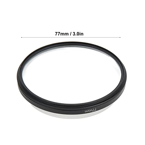 Photographic Ghost Effect Filter, 77mm Camera Lens Effect Filter, Double Sided Photography Prism, with Ghost Effect for Selfie Video