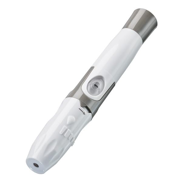 [Australia - AusPower] - GlucoCheck Lancing Aid and 100 Universal Lancets by Gluco Check (Value Set) For obtaining a drop of blood for measuring blood glucose in diabetes. 