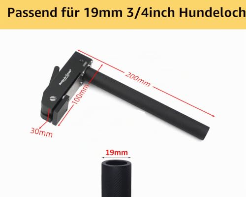 2 Pieces Extra Large Holding Clips Quick Acting Retaining Clamp Adjustable Quick Fix Clip Aluminum Alloy Banquet Top Quick Clamps for Wood Carving Routing Grinding (19mm) L 19 mm