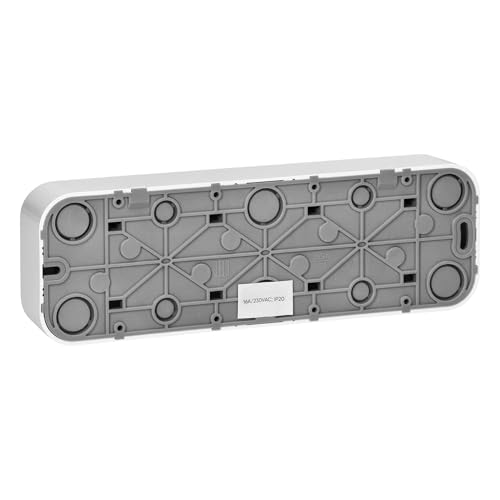 Wall Socket Surface-Mounted 2P+Z Schuko IP20 (4 Sockets) 4 sockets