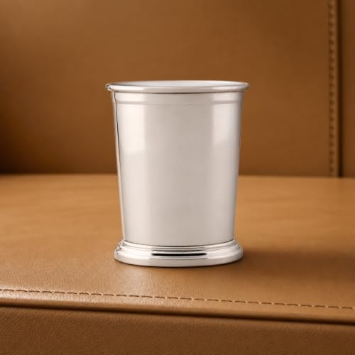 Arthur Court Engravable Stainless Steel Mint Julep Cup - Elegant Drinkware for Celebrations - 4 Inch Tall, Holds 14 oz