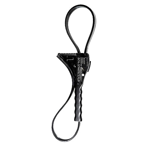 BOA Constrictor BO13010 strap wrench with 12-inch body, 39-inch strap, and black powder finish