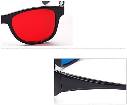 [Australia - AusPower] - Red and Blue 3D Glasses Universal TV Movie Dimensional Video Frame 3D Glasses DVD Game Glass 3D Style Glasses for 3D Movies Games, 3D Viewing Glasses,Light Simple Design 3D Glasses Accessories 