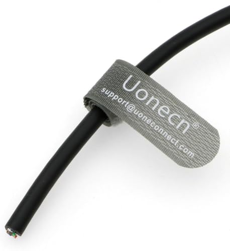 Uonecn M12 A-Code 8-Pin Female to Flying Leads Cable, Shielded Industrial Camera Breakout Cable, Bare Wire Open End for Machine Vision, Industrial Automation and Control Systems, 10m/32.8ft