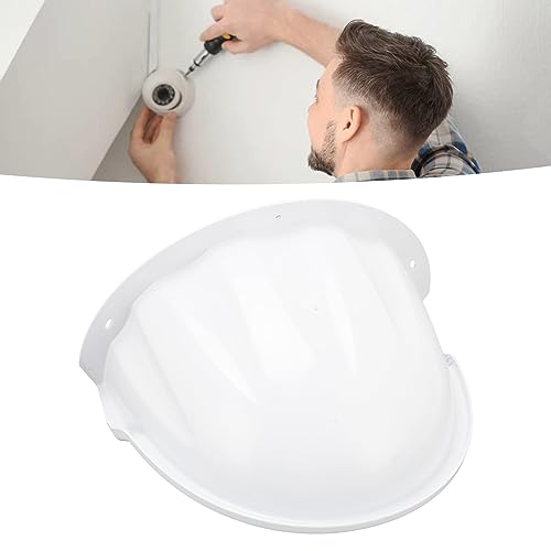 Universal Sun Rain Shade Camera Cover for Dome Outdoor Camera, Unnoticeable Design, 11 x 8.3 x 6.3in (White) White