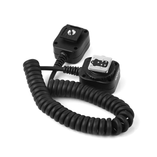 PIXEL 5.91' / 1.8m E-TTL Off Camera Flash Speedlite Sync Cord Hot Shoe Cord Compatible with Canon T8i, T7i, T6, T6i, T5, T5i, SL3, 90D, 80D, 77D, 60D, 7D, 750D,6D2, 5D, M3, M5, M6 etc, Replaces OC-E3