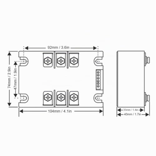 Motor Soft Start Controller Module, TSR 20WA R1 2KW Motor Start Board Optical Soft Start Control Module Electric Aluminum Floor Single Three Phase Motor Soft Start Module Soft Start Controller Single Phase Motor