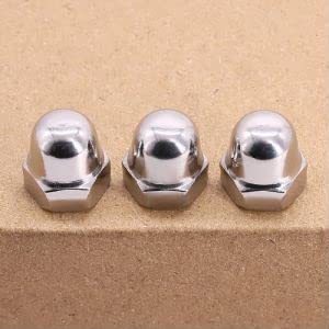 [Australia - AusPower] - M12-1.75 (10 Pcs) Acorn Cap Nut, 304 Stainless Steel 18/8, Hex Drive, Hex Dome Head Cap Nut, DIN1587 M12-1.75 10 