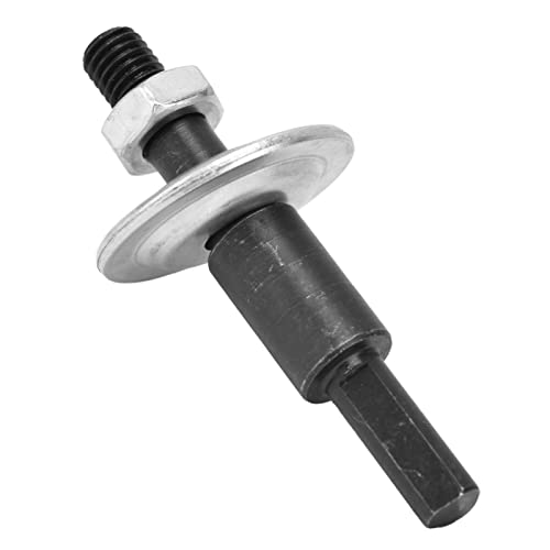 [Australia - AusPower] - Pissente Drill Arbor Adapter, 8.3mm Shank, M8 x 1.25 Thread, Hand-Tightened, Includes Adapter, Nut, 2 Washers 