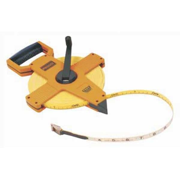 Keson OTR18100 Open Reel Fiberglass Tape Measure Reel (Graduations: ft., in. 1/8), 100-Foot 30.5 m ft, in, 1/8; Hook Attachment; Blade: F1
