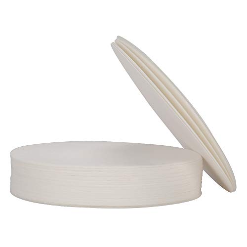 Labasics Quantitative Filter Paper Circles, Cellulose Filter Paper with 90 mm Diameter and a Filtration Speed of 20 Microns, Pack of 100 White