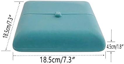 Premium Grade Aqua Velvet Jewelry Case Necklace Earrings Holder Presentation Box Anniversary Christmas Special Occasion Pearl Necklace Case Large Necklace Earrings Set
