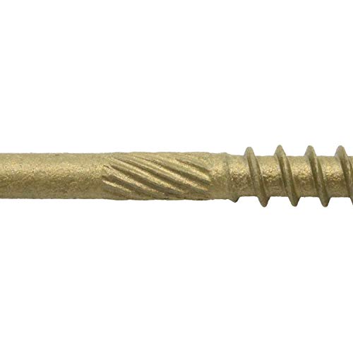 Jake Sales #7 x 3-inch bronze-coated Torx wood screws, 1-pound box with 118 ACQ-compatible screws
