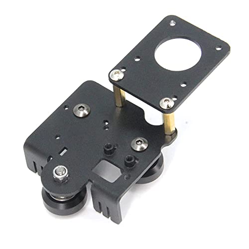 Direct Drive Dual Gear Extruder with Pulleys Upgrade Support Plate with Motor Kit Easy Print Flexible Filament for Ender 3 V2 Ender 3 series CR-10series(Dual Extruder Support Motor Kit) Dual Extruder Support Motor Kit