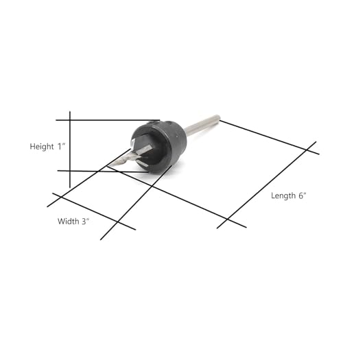 Big Horn 18915# 8 Complete Countersink W/Taper Drill Replaces OEM# C8M