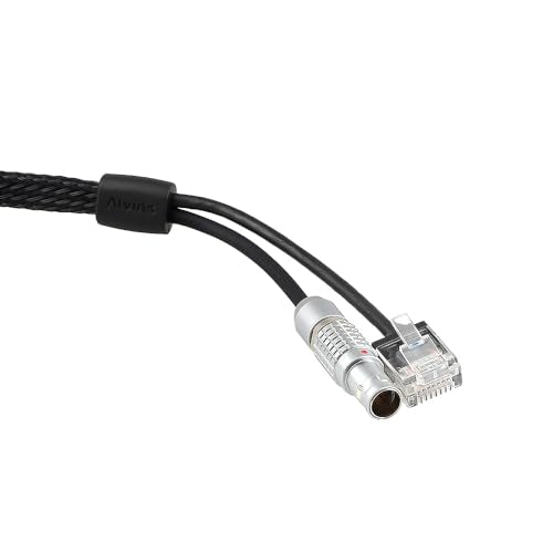 Alvin's Cables Control Cable for ARRI ETH 10 Pin to RJ45 and 2 Pin Male 24V Power Cable for ARRI Alexa Mini LF| LF| Mini| SXT Camera, Teradek COLR Straight 10 pin