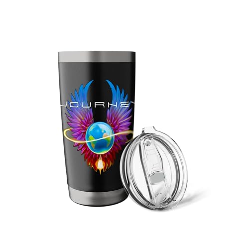Journey Official Infinity Wings Stainless Steel Insulated Tumbler Black 20 Ounces