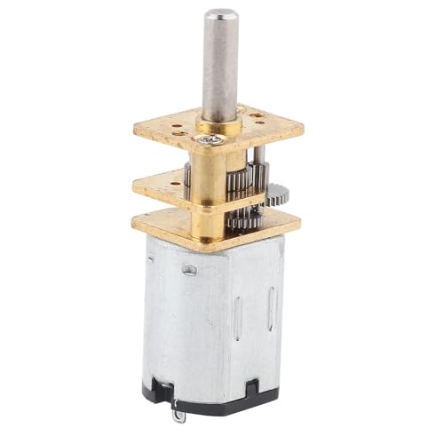 Gear Motor DC 3V with Metal Gearbox - Low Noise Design, High Quality and Robust, Reliable for Versatile Applications, 15-1000 rpm