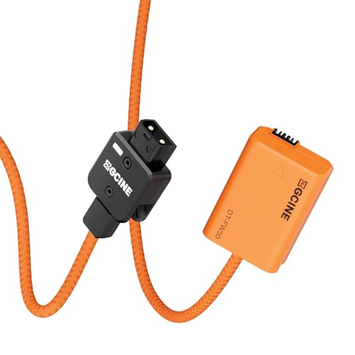 ZGCINE DT-FW50 D-Tap NP-FW50 Dummy Battery Cable for Sony A7/ZV-E10