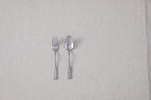 Fortessa Ashton 18/10 Stainless Steel, 2 Piece Serving Set, Antiqued Silver Antique Silver
