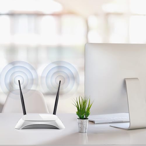 Bingfu WiFi Antenna RP-SMA Male Dual Band 6dBi MIMO WiFi Antenna | Rundstrahlantenne für 2,4/5/5,8 GHz WLAN-Router Gateways, PCIe-Netzwerkkarten, USB-WLAN-Adapter und Überwachungskamera Antenne x2