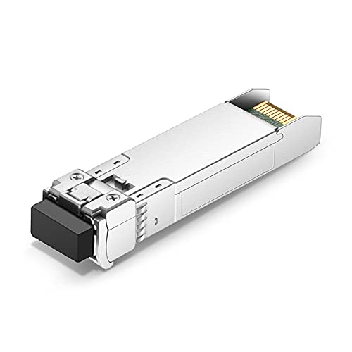 QSFPTEK 10G SFP+ Module 1310nm 2km DDM LC SFP+ Transceiver Compatible with Cisco SFP-10G, Ubiquiti UF-SM-10G, Mikrotik, Netgear, Zyxel, Qnap NAS, D-Link, Other Open Switches