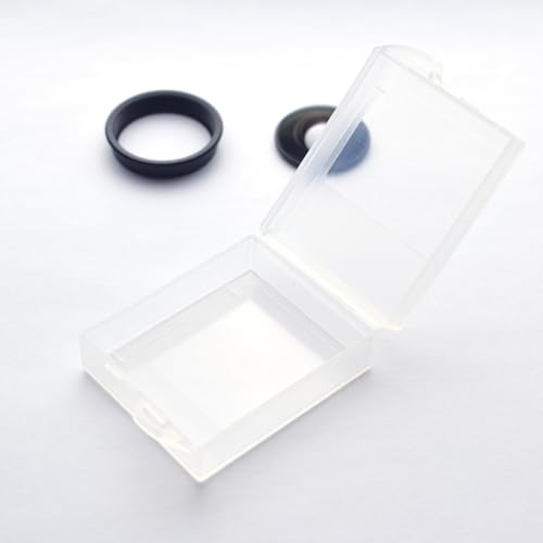 [1 Pcs] Camera Lens Glass Replacement for Insta360 X4, 360° Lens Repair Part with Mounting Ring, Compatible with Insta 360 X4 Action Camera Accessories (Version 1) For X4 (Version 1)