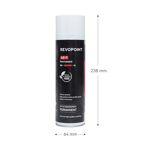 Revopoint 3D Scanning Spray for Reflective & Black Surfaces, AB-P, 500ml SPRAY-AB-P