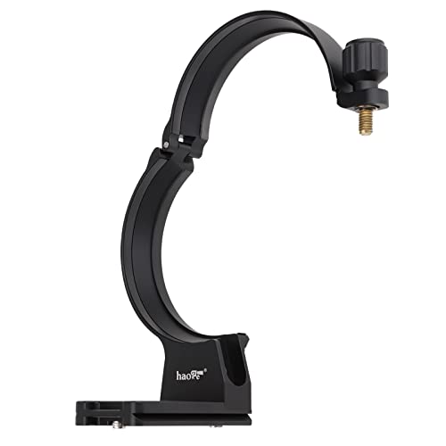 Haoge LMR-RF150 Lens Collar Tripod Mount Ring for Canon RF 100-500mm F4.5-7.1 L is USM Lens Stand Base Canon RF-Mount Built-in Arca Type Quick Release Plate