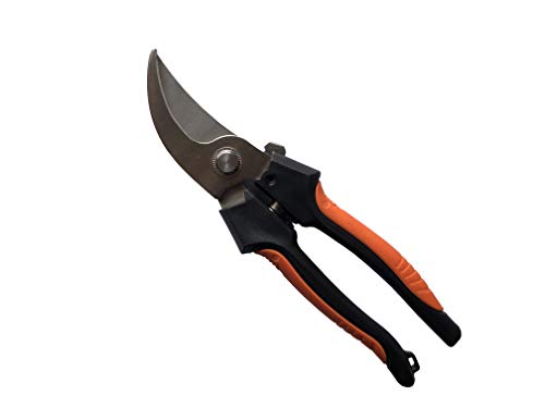 Sky-w 8-inch bypass pruner hand scissors for garden and flower pruning, single pack