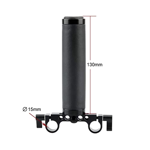 NICEYRIG 15mm Rod Handle Applicable for DSLR Rig Support Rail System - 112