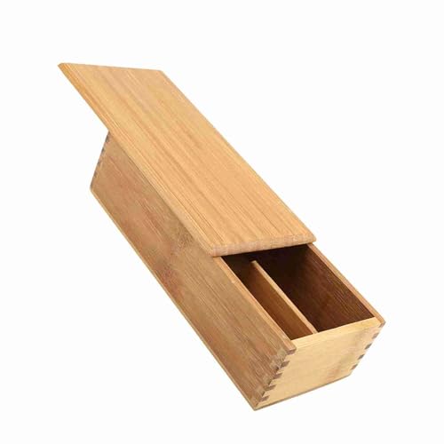 Aqur2020 Japanese chopstick holder storage box with a sleek design, perfect for organizing chopsticks and tableware.