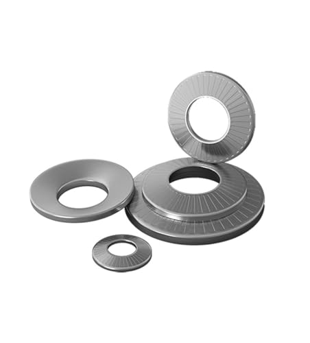 Generic 304 stainless steel Belleville washers, conical disc spring cup washers, 1/2-inch, pack of 10